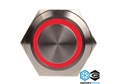 Push-Button DimasTech®, 19mm ID, Momentary Action, Led Color Red